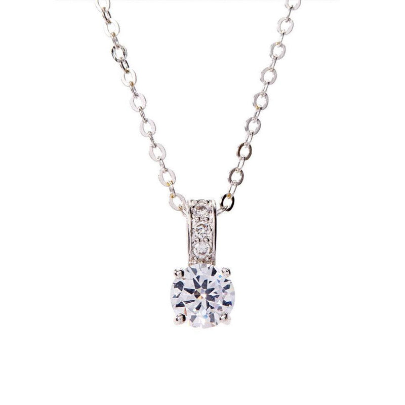 Luna Cubic Zirconia Pendant Necklace