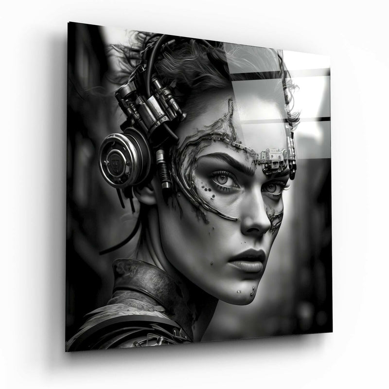 Woman Warrior Glass Wall Art  || Designer Collection