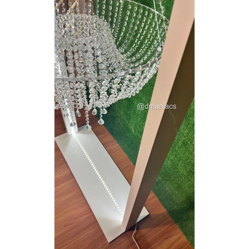 Wooden Square LED Frame | Cake Swing Stand