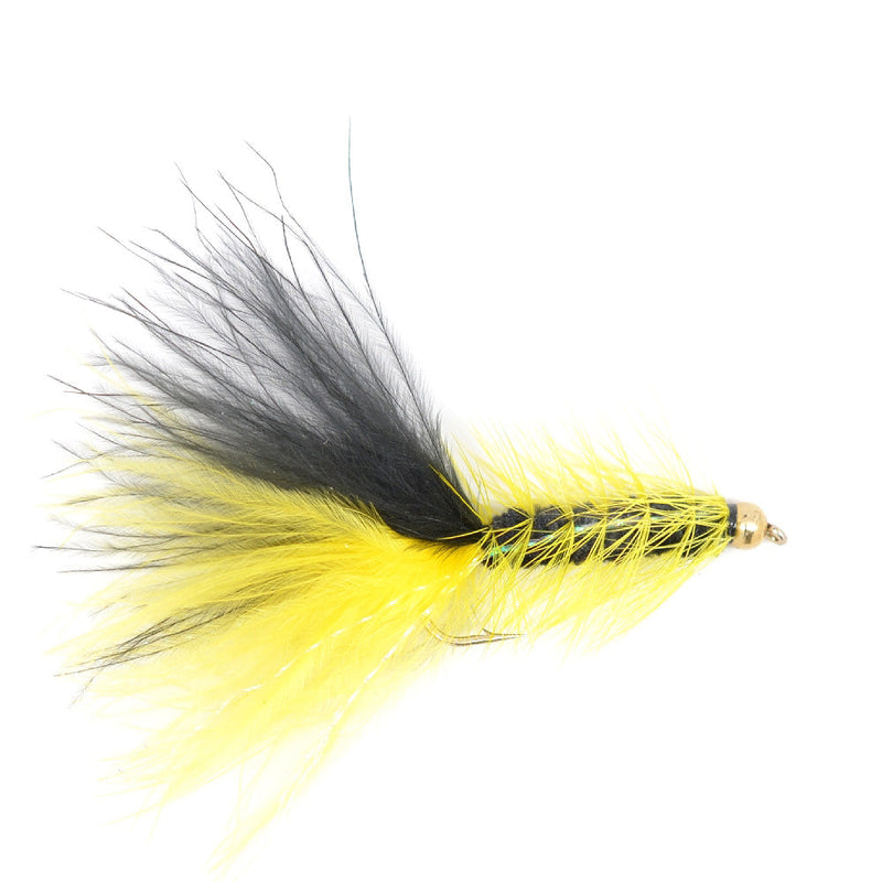 Bead Head Crystal Woolly Bugger Streamer Set -  12 Flies - Hook Size 4