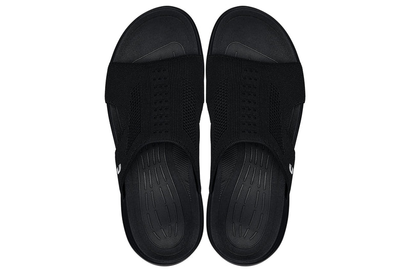 CALTO - X1657 - 2 Inches Taller (Black/Knitted Black)
