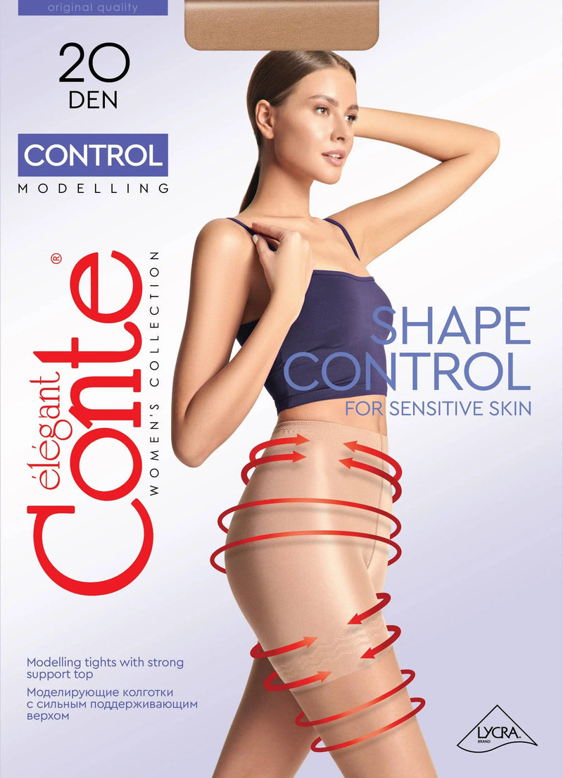 Tights Conte Control 20 Den - Ultra Slimming