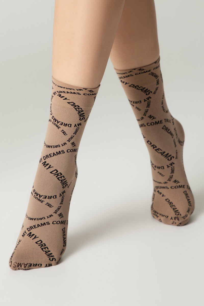 Dense Socks Conte Fantasy - Knitted "My dreams" Design