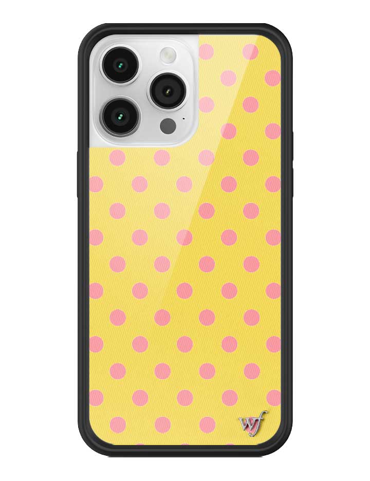 Polka Dot | Yellow and Pink iPhone Case