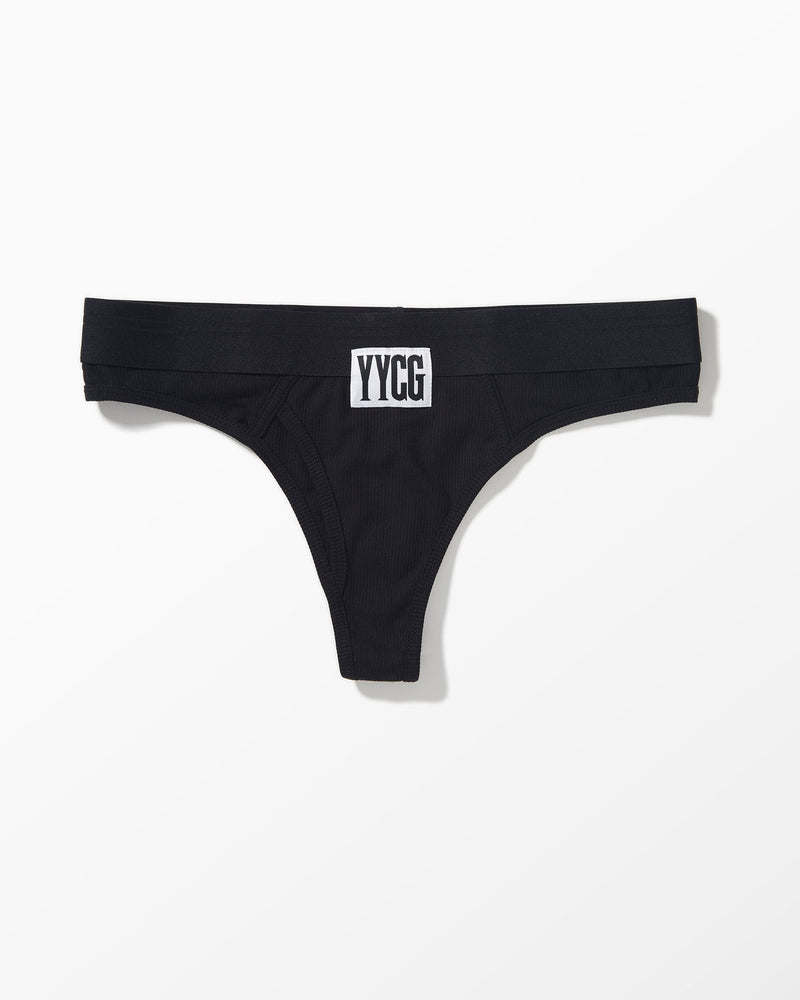Ribbed Thong