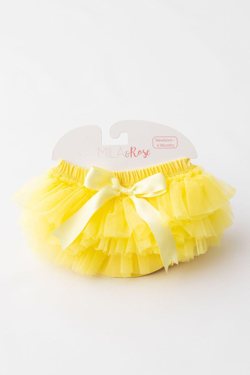 Yellow Ruffle Tutu Bloomer