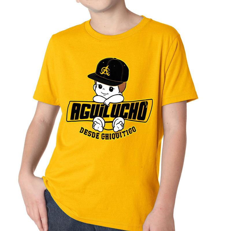 Youth Aguilucho desde chiquitico Yellow T-Shirt