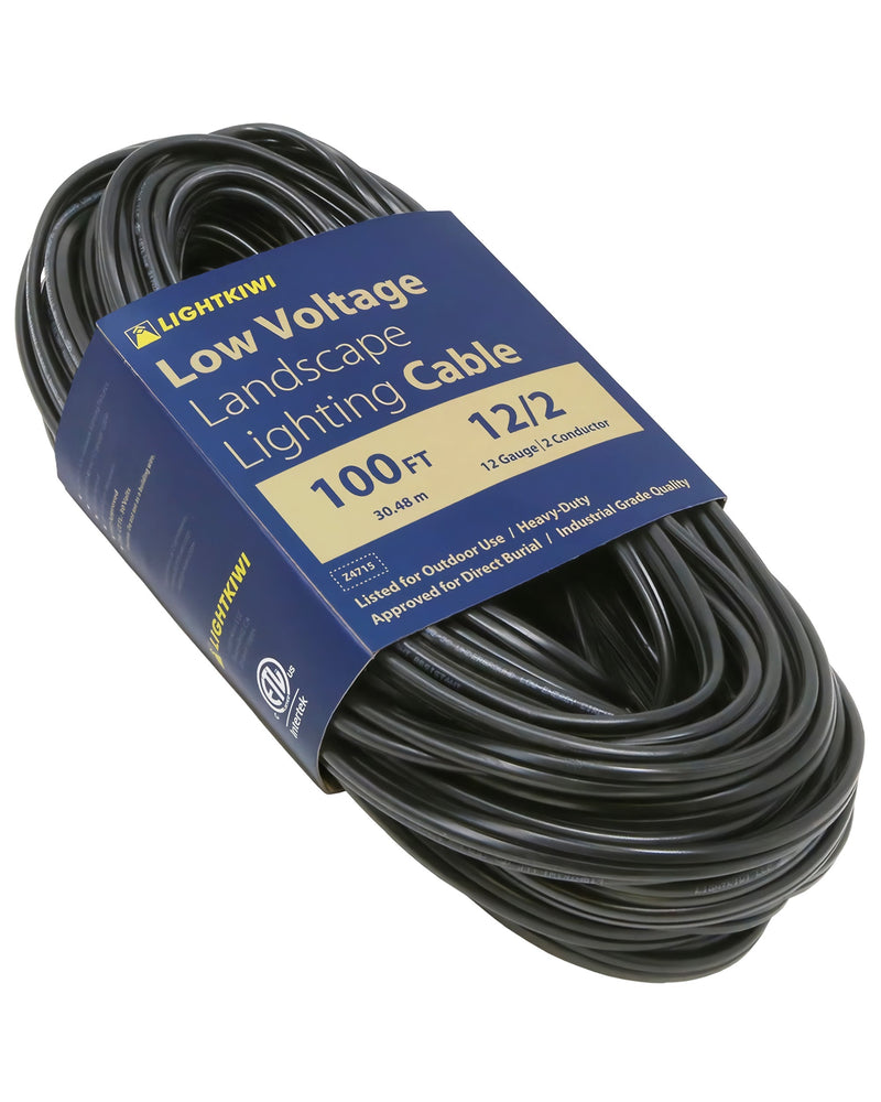 100ft Landscape Lighting Wire - 12/2 Low Voltage Direct Burial