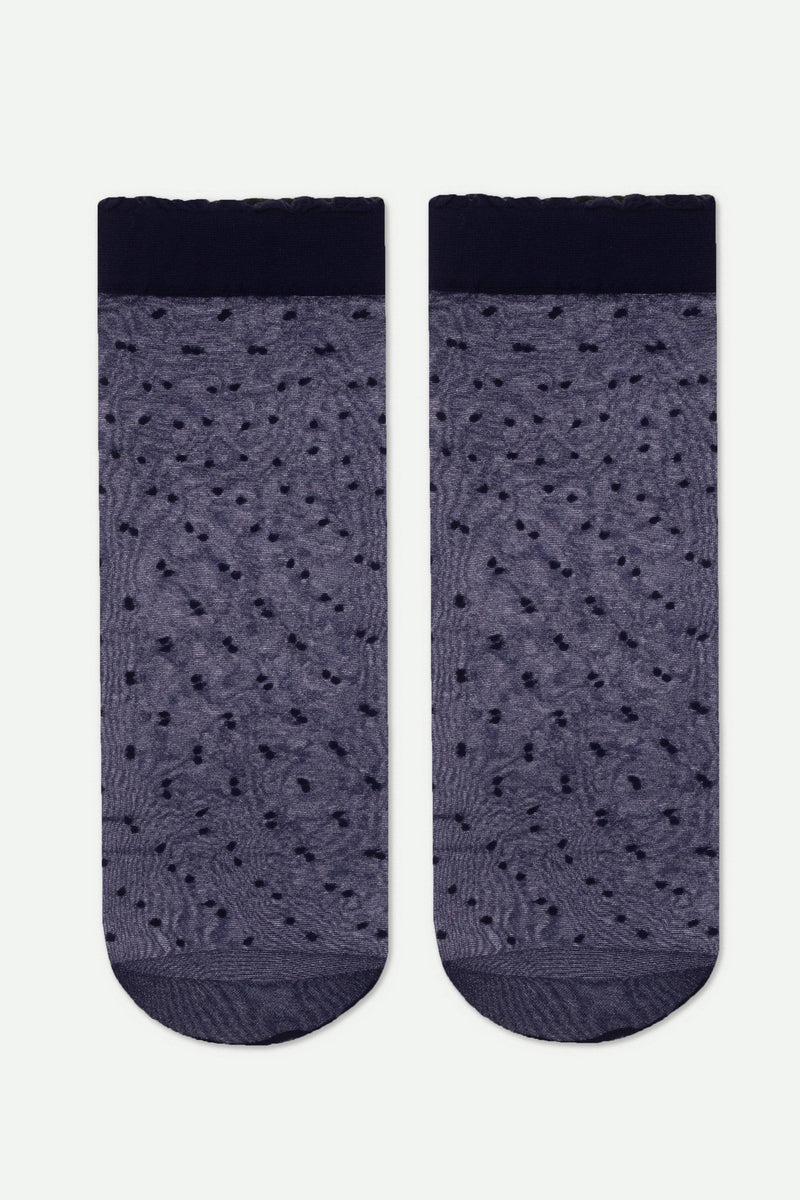 Socks Conte Fantasy - Polka Dot With a Cuff