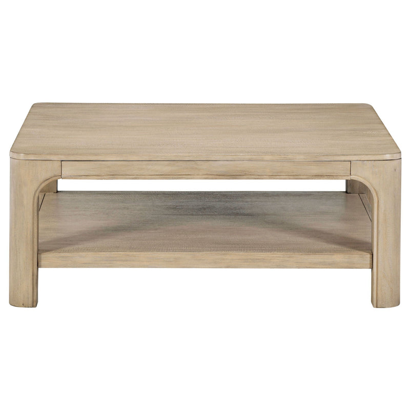 Solano 2-piece Square Coffee Table Set Weathered Mango