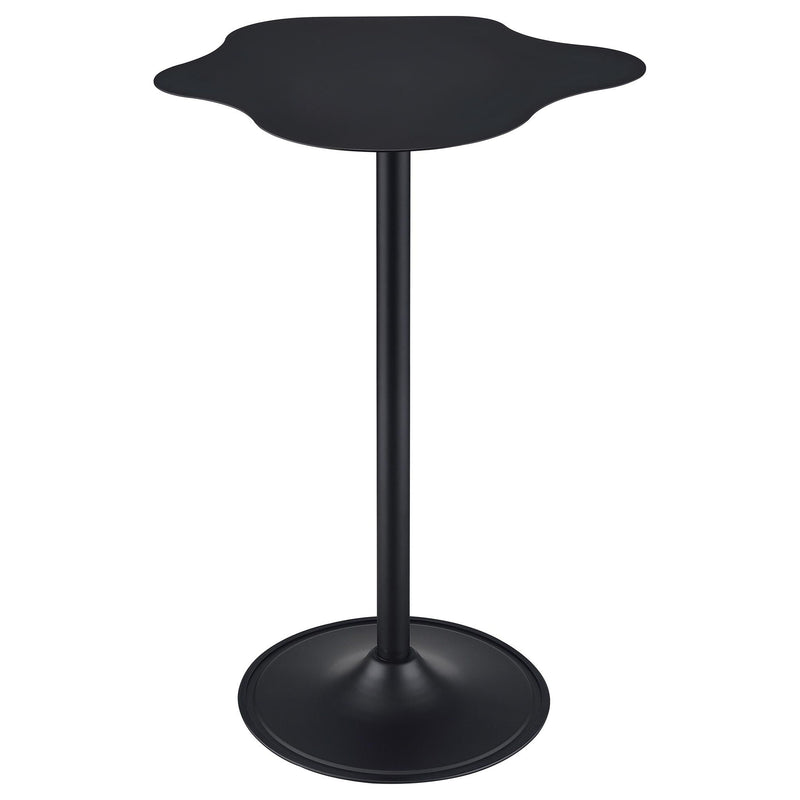 Keanu Curved 29-inch Cloud-Shaped Bistro Bar Table Black