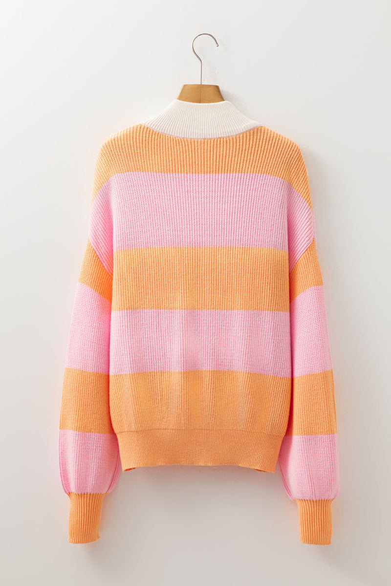 Claire Half Zip Oversize Sweater