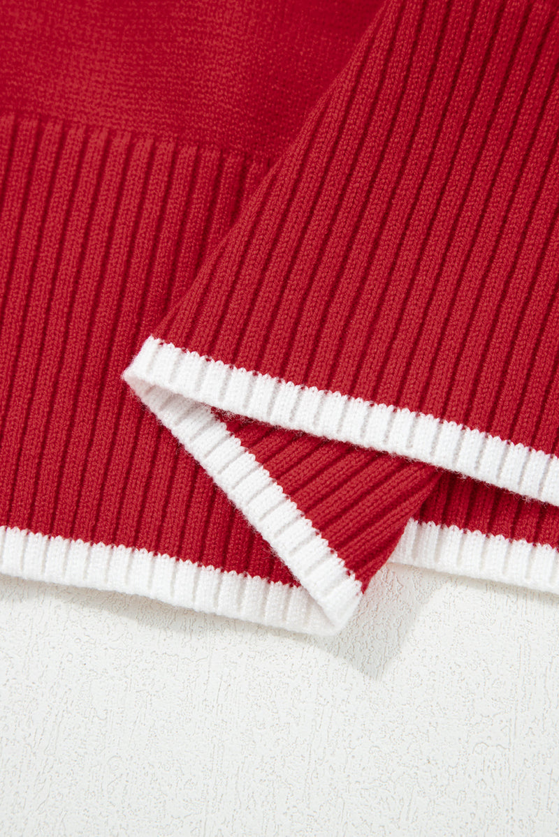 Malaysia accent Holiday Cropped Sweater