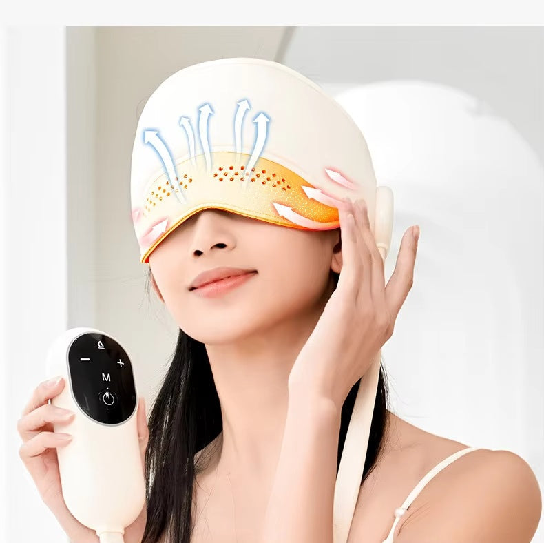 🧘‍♀️ New Creative Sleep Aid Head & Eye Massager with Heating & Pain Relief