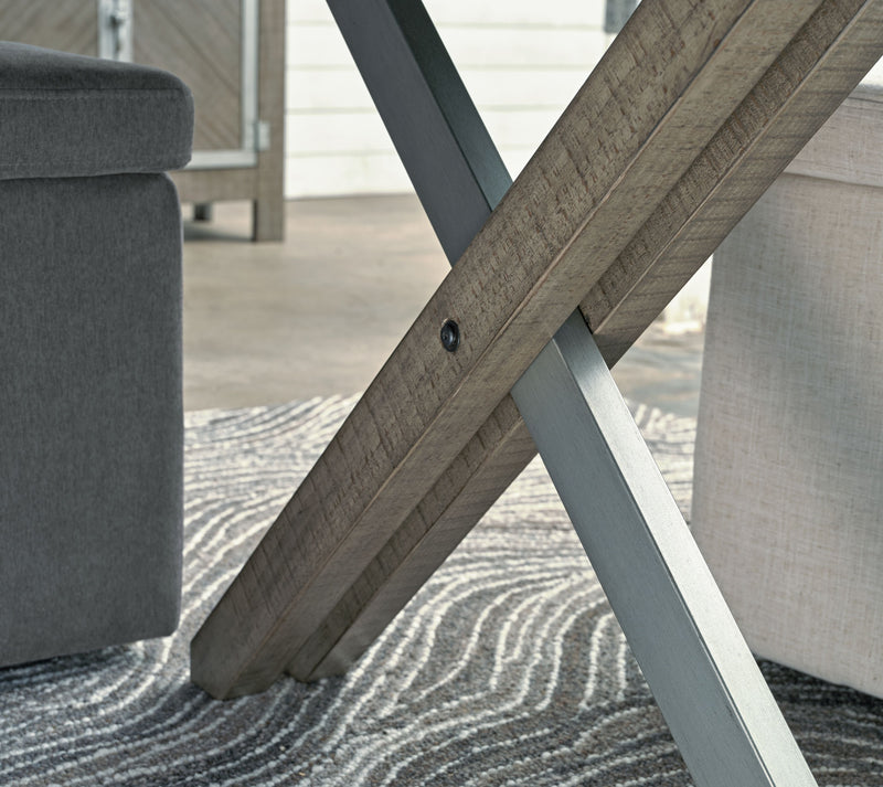 Krystanza - Rectangular Dining Room Table - Weathered Gray