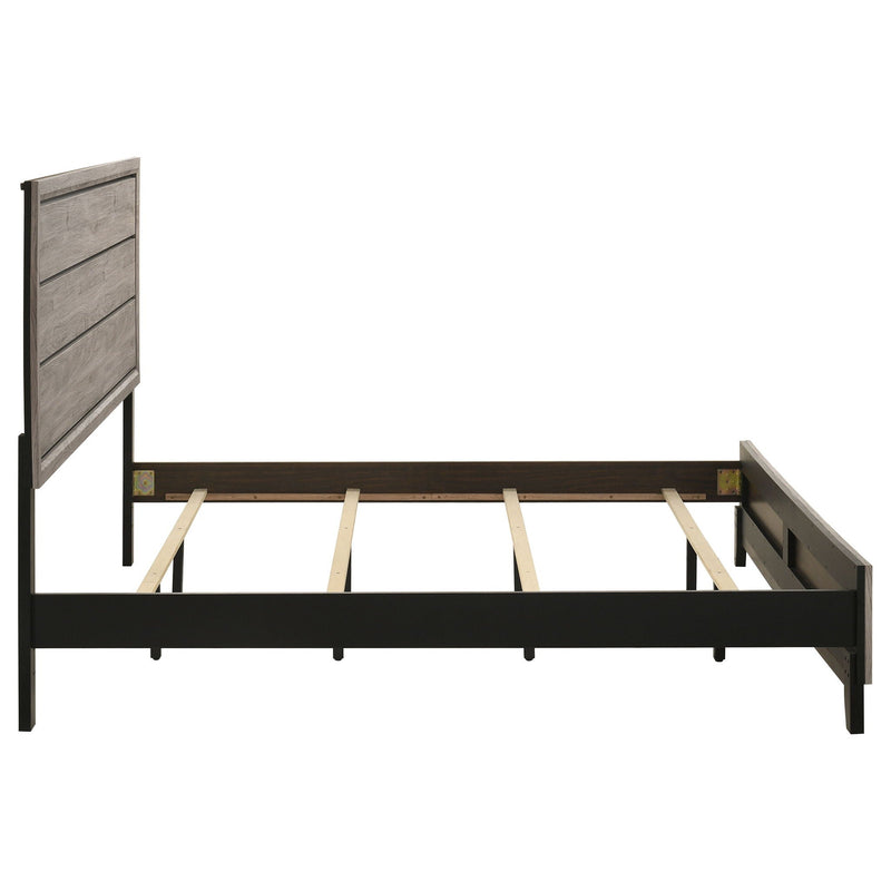 Watson Wood Eastern King Panel Bed Light Taupe