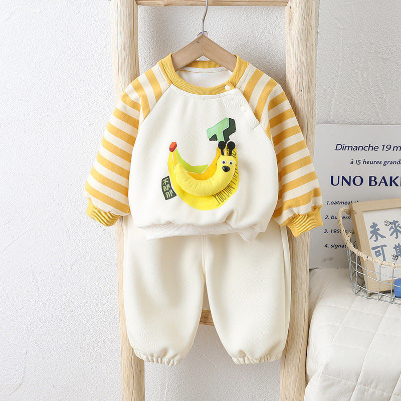 Pure Cotton Romper Set For Boys Cute Childrens Clothing Baby Boy Outfits