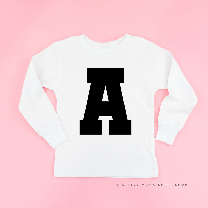 Varsity Initials - Child Long Sleeve Tee