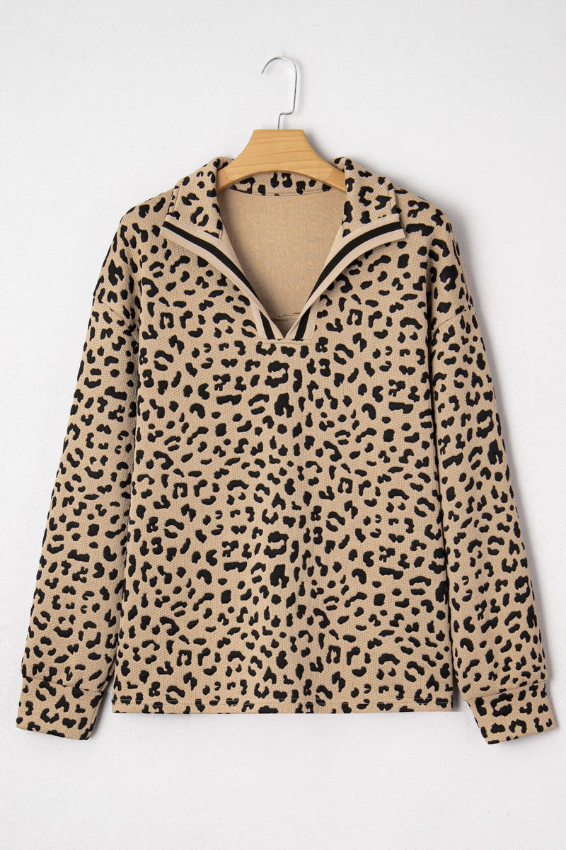 Tru Polo Collar Pullover Top