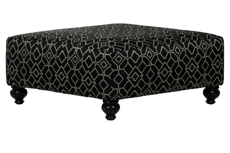 Cumberland - Cocktail Ottoman - Onyx