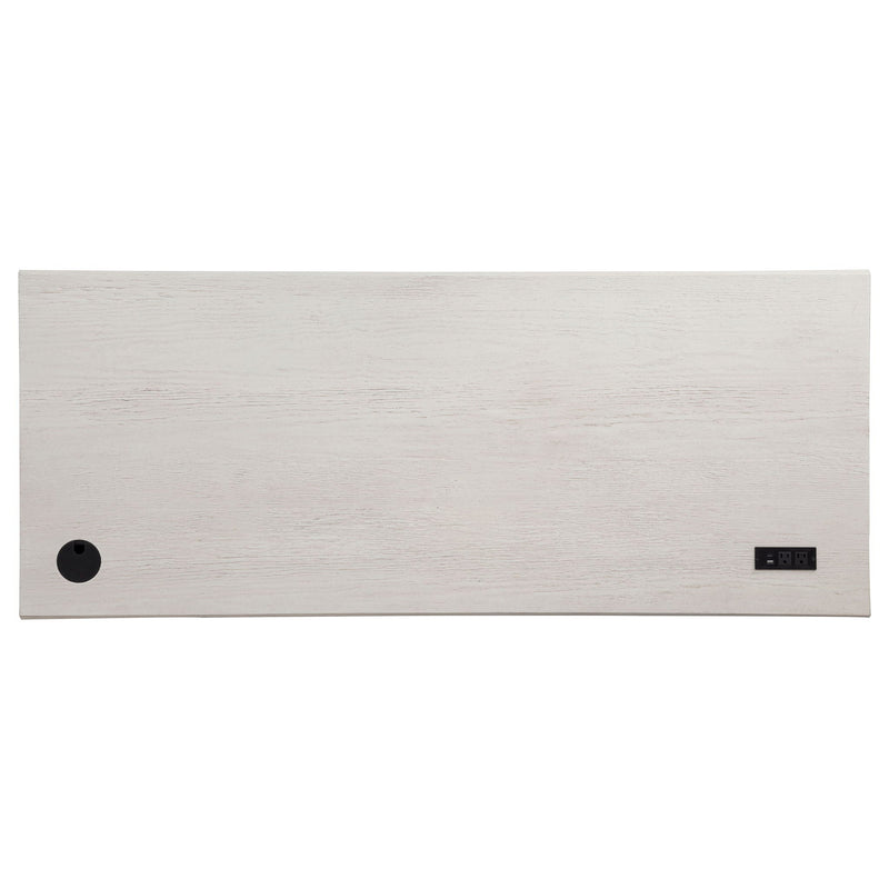 Altidore 68-inch 7-drawer Executive Home Office Desk Distressed White