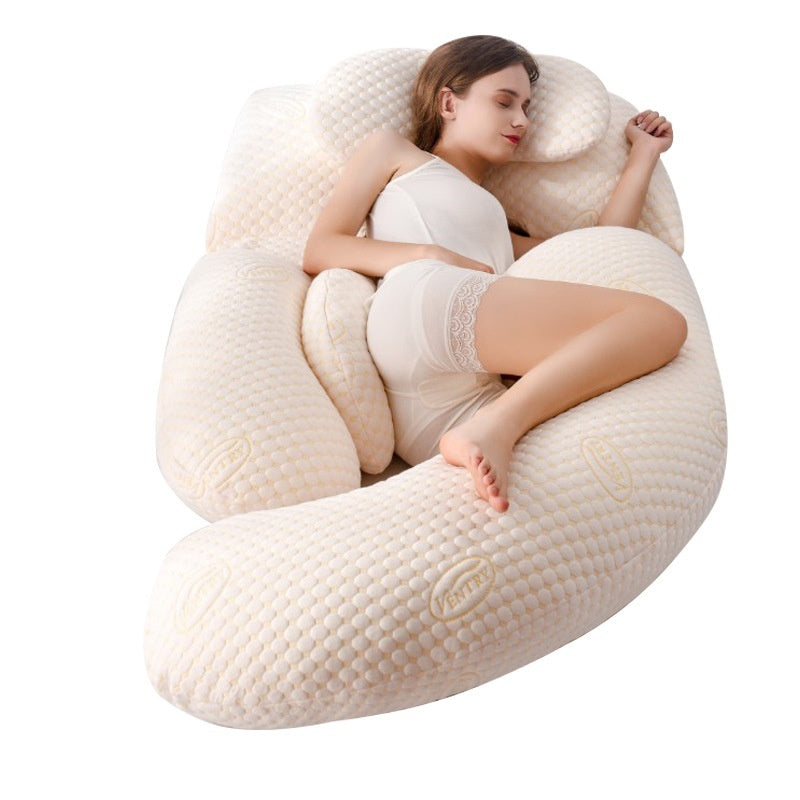 Maternity Pillow – Waist Support Side-Sleeping Cushion for Pregnancy Comfort