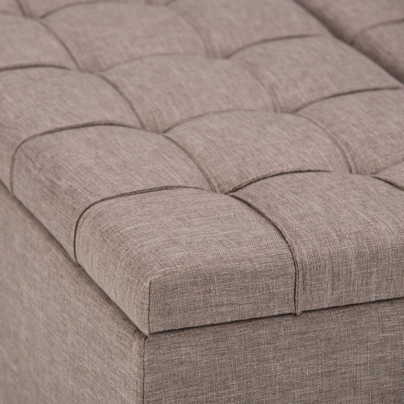 Harrison - Upholstered Coffee Table Storage Ottoman