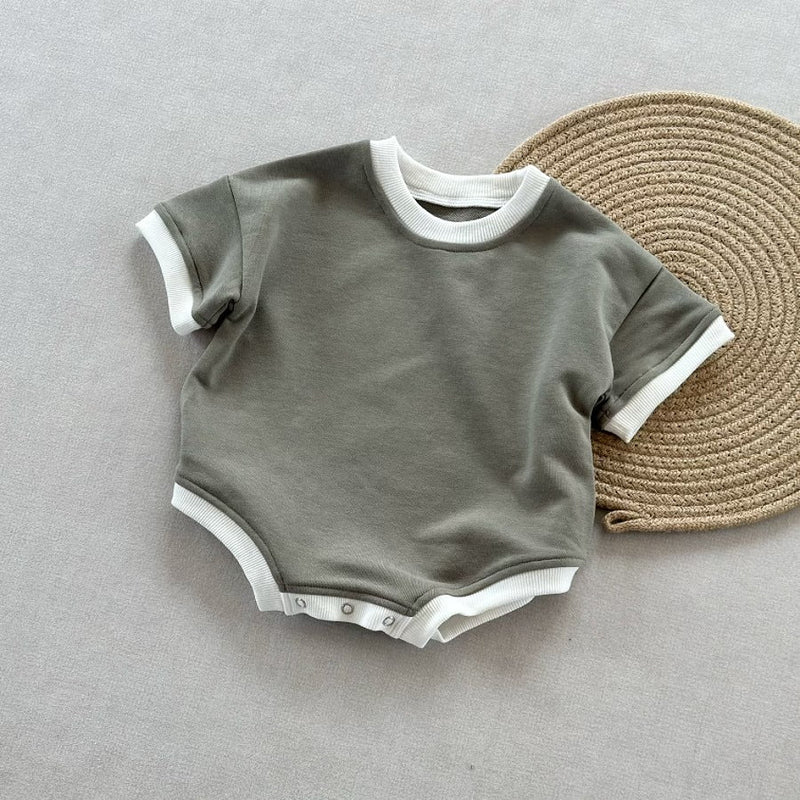 Loose-fitting Class A Cotton Onesie For Babies