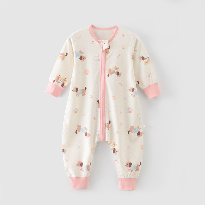 Split-leg Sleeping Bag To Prevent Kicking Off The Covers One-piece Bodysuit