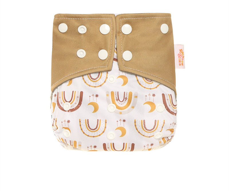 Western Style Digital Printing Bamboo Charcoal Diapers