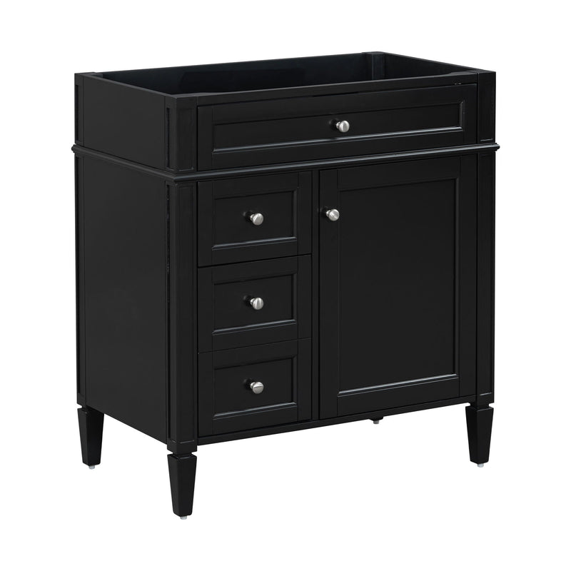 Bathroom Vanity With 2 Drawers And Tip-Out Drawer, Storage Cabinet