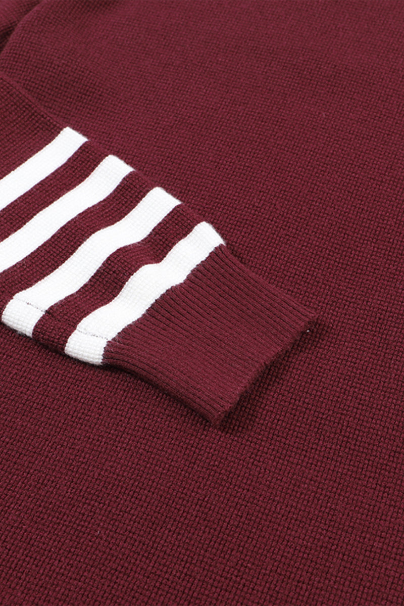 Aria Sleeve Plain Knit Sweater