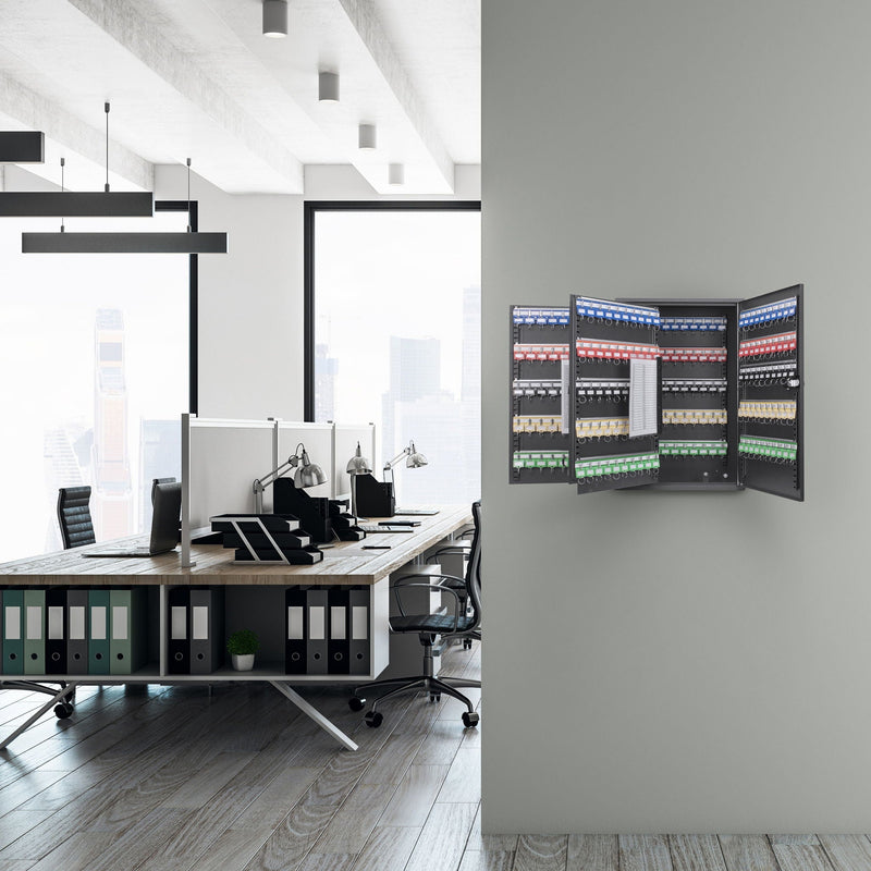 Adjustable Key Cabinet With Combination Lock