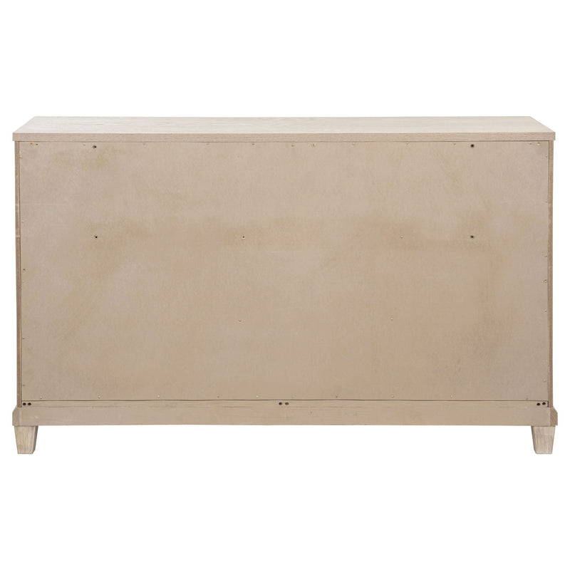 Pembroke 6-drawer Bedroom Dresser Cabinet Washed Oak