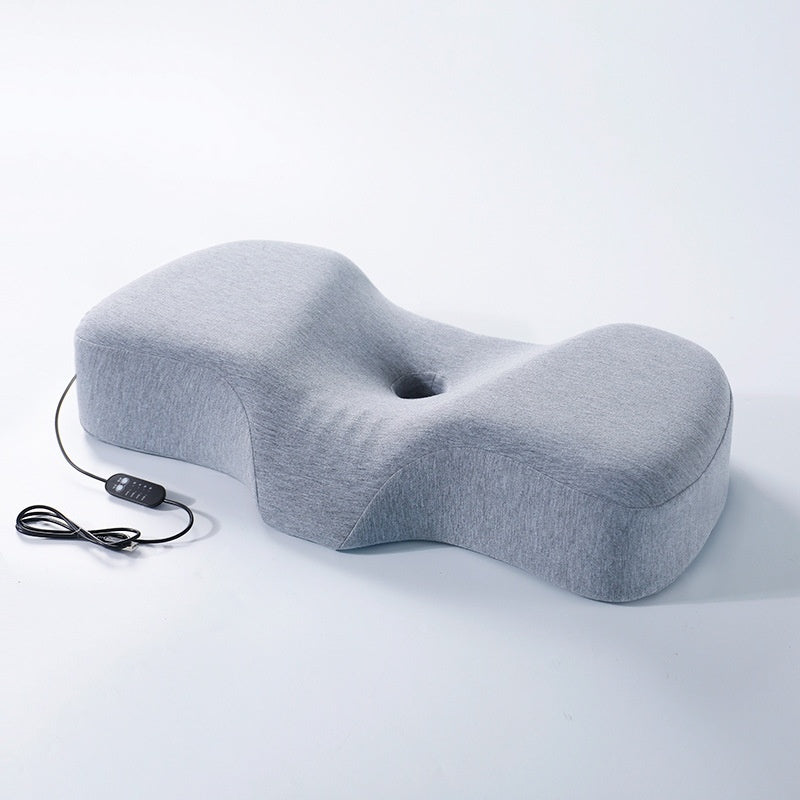 USB Heated Memory Foam Pillow – Slow-Rebound Warmth for Neck & Back Pain Relief