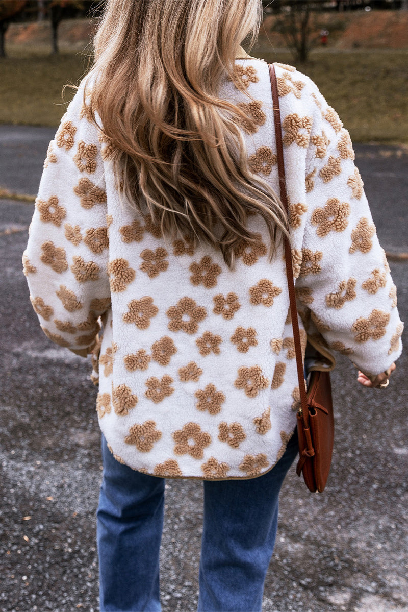 Elisa Pattern Up Fleece Jacket