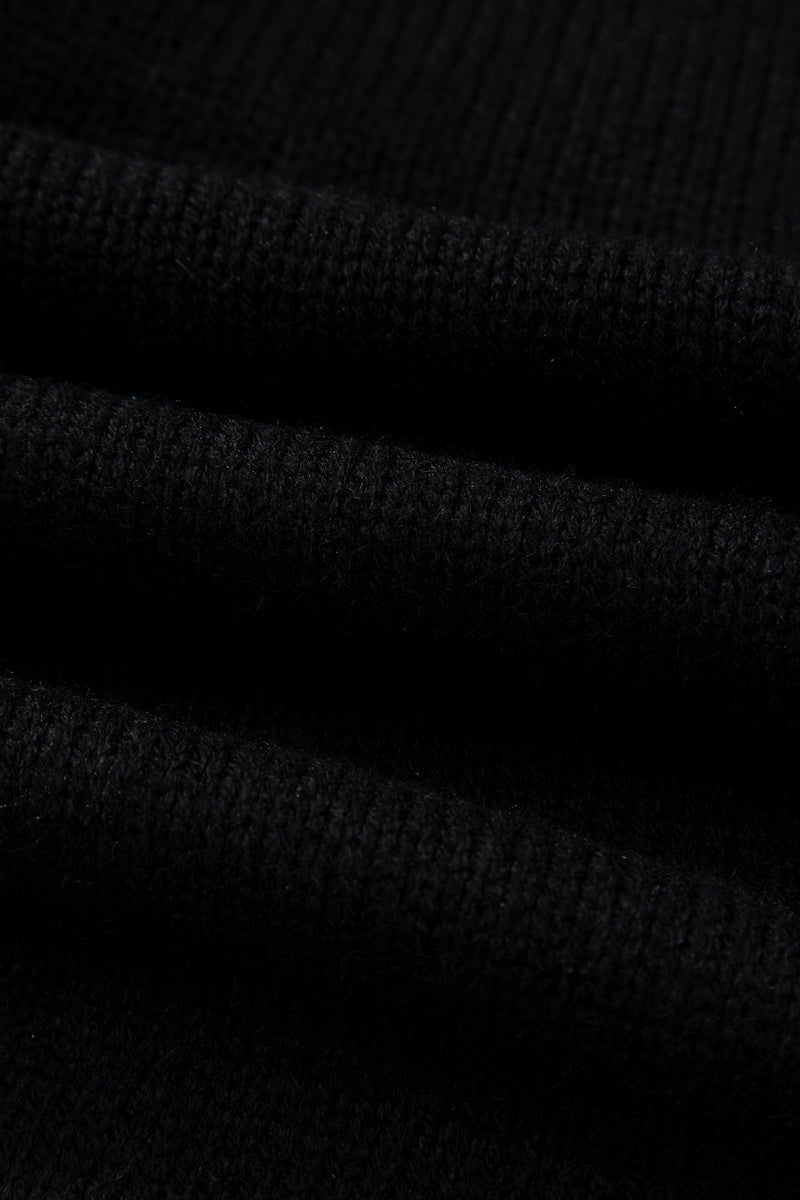 Faye Backless Bubble Sleeve Sweater