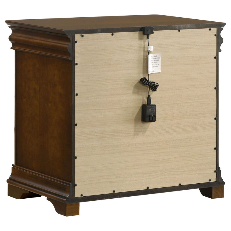Garland 4-piece Queen Bedroom Set Brown Cherry