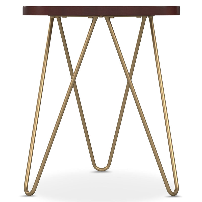 Patrice - Handcrafted Metal And Wood Accent Table
