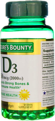 Vitamin D3 2000 IU Softgels 150 Ea (Pack of 4)