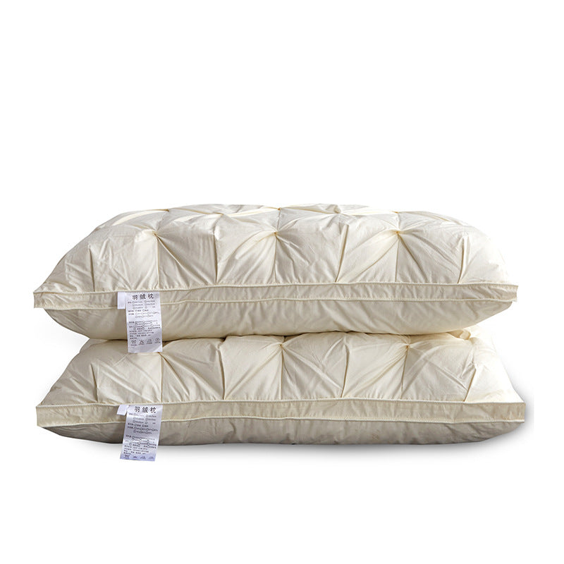 Luxurious White Goose Down Pillow