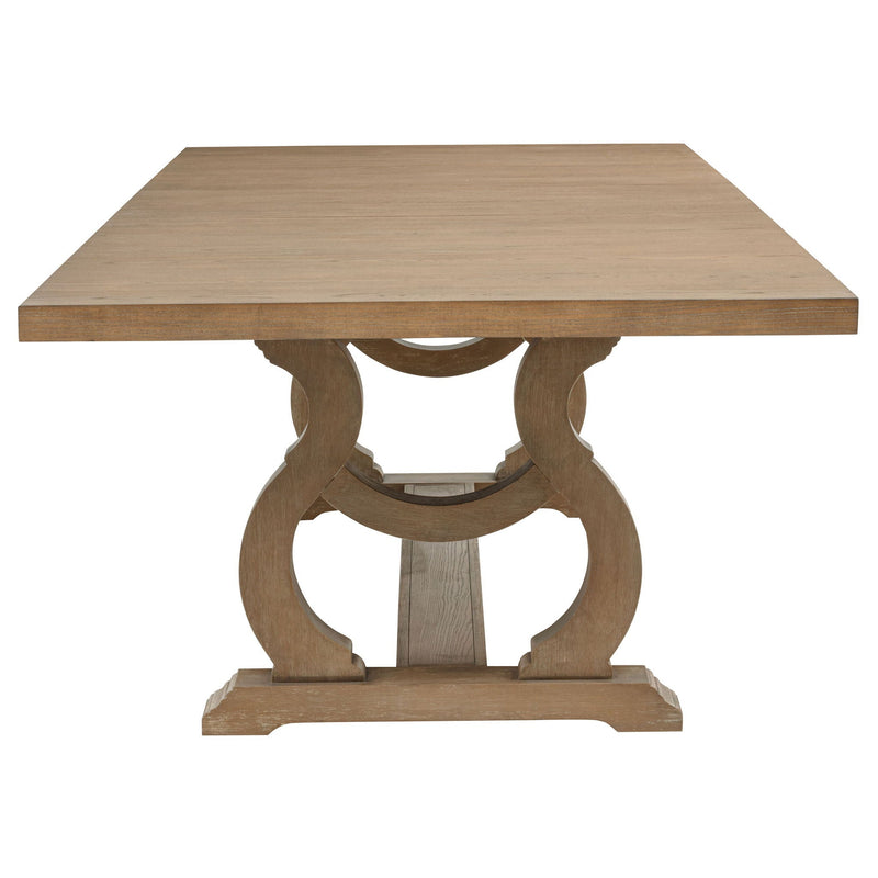 Brockway 7-piece Extension Leaf Dining Set Barley Brown