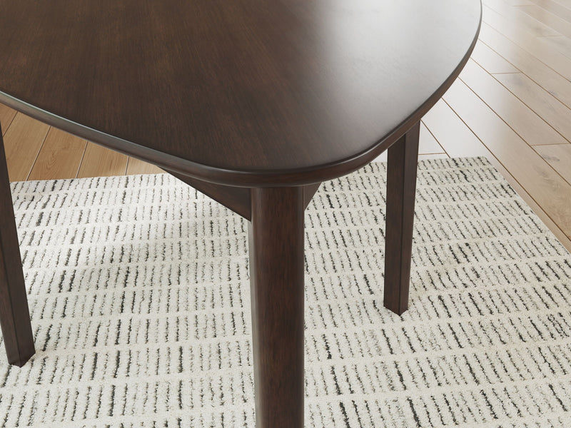 Mallenette - Triangle Dining Room Table - Merlot