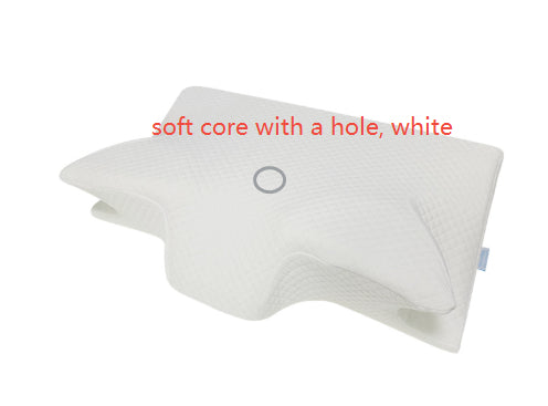 Space Cotton Memory Foam Pillow – Slow-Rebound Sleep Pillow in 5 Colors, Non-Porous or Ventilated