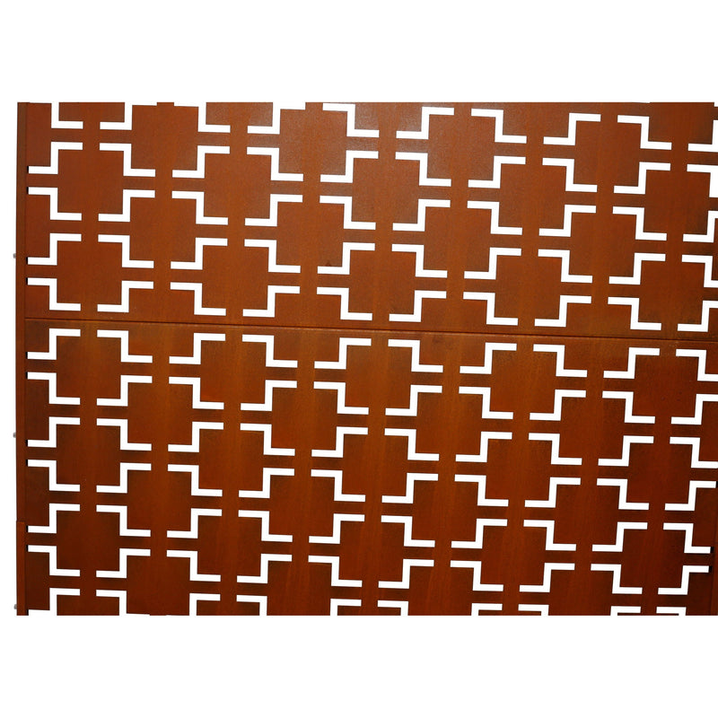 Outdoor & Indoor Metal Privacy Freestanding Decorative Screen