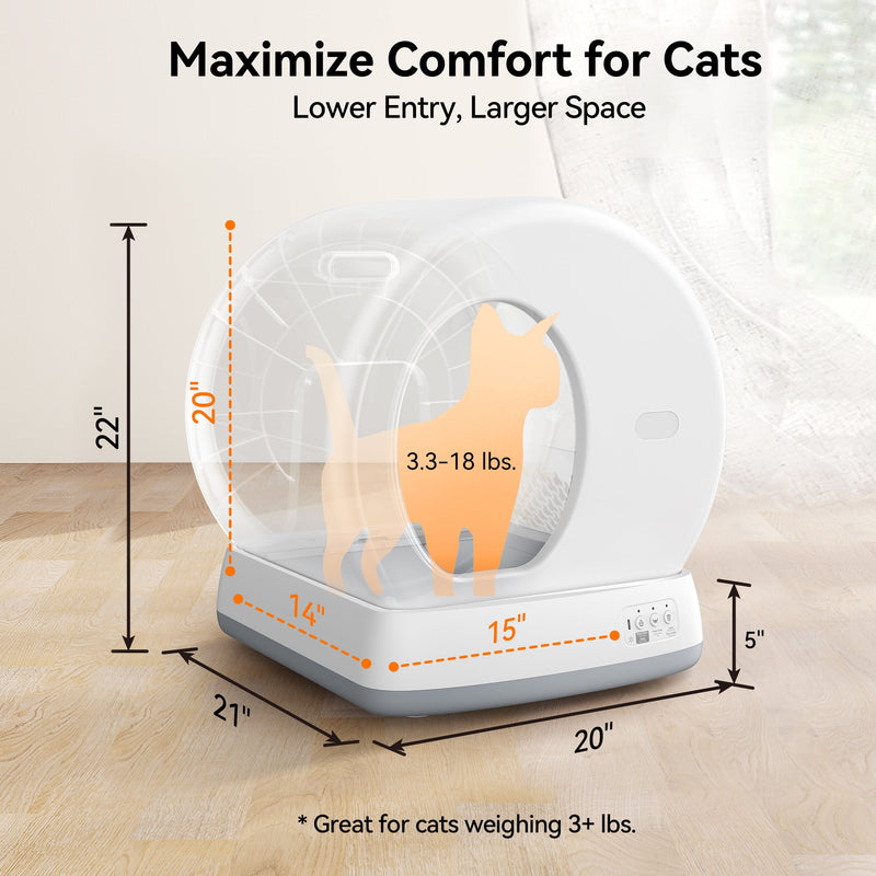 Smart Automatic Self-Cleaning Cat Litter Box