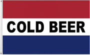 3X5Ft Advertising Flag COLD BEER Bar Restaurant Grocery Banner Man Cave Dorm