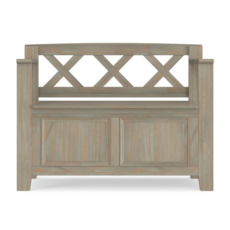 Amherst - Small Transitional Entryway Storage Bench