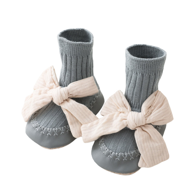 New Baby Floor Footwear Soft Bottom Cute Princess Baby Toddler Lace Footwear