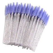 100 Pcs Disposable Eyelash Spoolies Brush Mascara Applicator Lash Wand Lashes Brush Eyebrow Spooly for Extension